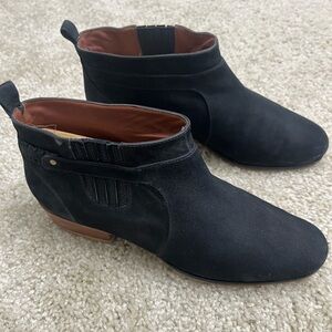 Women’s Rachel Comey Black Suede Booties, with sole liners, Sz 8, Gently Used